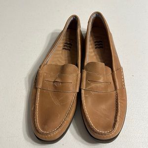 Sperry Plushwave Top-Sider Penny Loafers Brown Leather